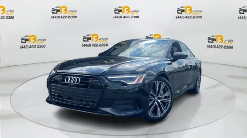 Black 2020 Audi A6 45 TFSI Premium Plus Sedan 4D for sale in Elkridge, MD