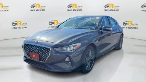 Gray 2019 Genesis G70 3.3T Advanced Sedan 4D for sale in Elkridge, MD
