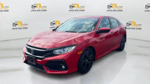 Red 2019 Honda Civic EX Hatchback 4D for sale in Elkridge, MD