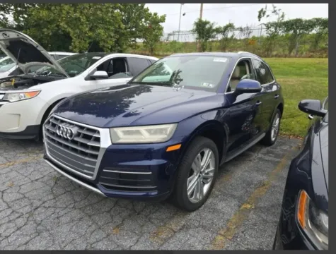 Blue 2018 Audi Q5 Premium Plus Sport Utility 4D for sale in Elkridge, MD