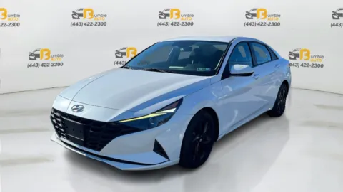 White 2021 Hyundai Elantra SEL Sedan 4D for sale in Elkridge, MD