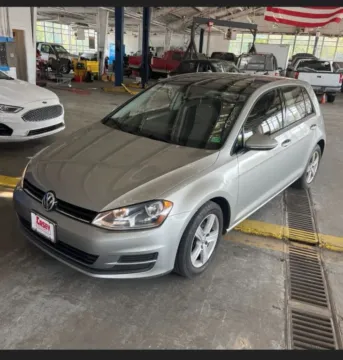 Beige 2017 Volkswagen Golf TSI S Hatchback Sedan 4D for sale in Elkridge, MD