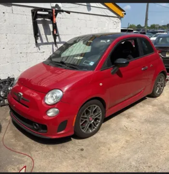 Red 2017 FIAT 500 Abarth Hatchback 2D for sale in Elkridge, MD
