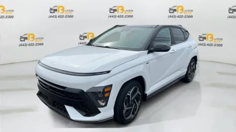 White 2024 Hyundai Kona N Line Sport Utility 4D for sale in Elkridge, MD