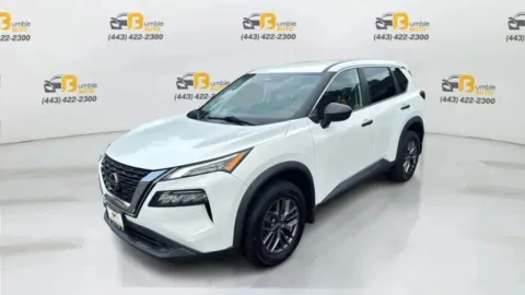 White 2021 Nissan Rogue S Sport Utility 4D for sale in Elkridge, MD