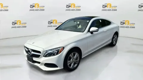 White 2017 Mercedes-Benz C-Class C 300 4MATIC Coupe 2D for sale in Elkridge, MD