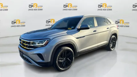 Silver 2023 Volkswagen Atlas Cross Sport SE 4MOTION w/Technology Sport Utility 4D for sale in Elkridge, MD
