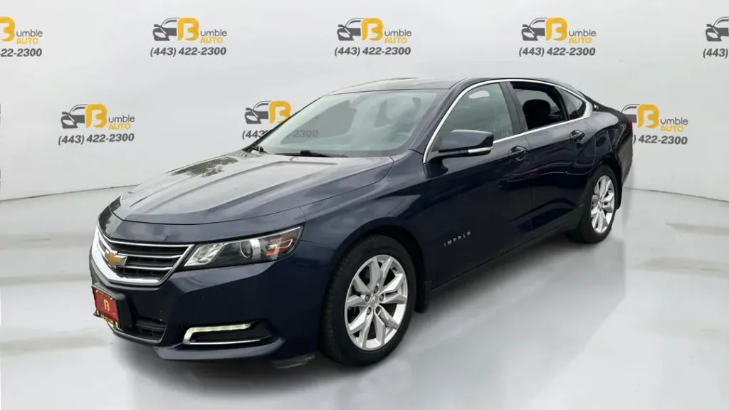 Blue 2019 Chevrolet Impala LT Sedan 4D for sale in Elkridge, MD