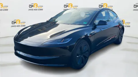 Black 2025 Tesla Model 3 Long Range Sedan 4D for sale in Elkridge, MD