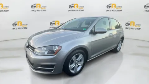 Beige 2017 Volkswagen Golf TSI S Hatchback Sedan 4D for sale in Elkridge, MD