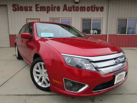 Red 2012 FORD Fusion SEL for sale in Tea, SD