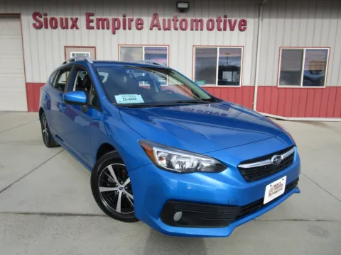 Blue 2021 SUBARU Impreza Premium for sale in Tea, SD
