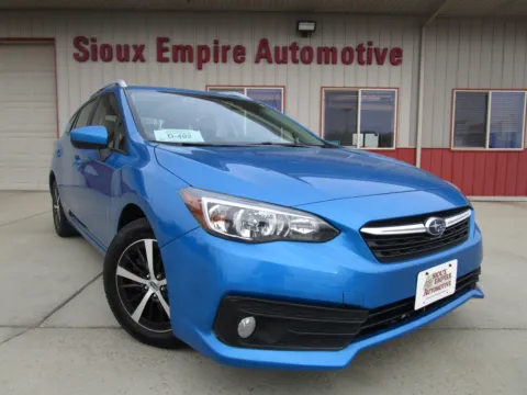 Blue 2021 SUBARU Impreza Premium for sale in Tea, SD