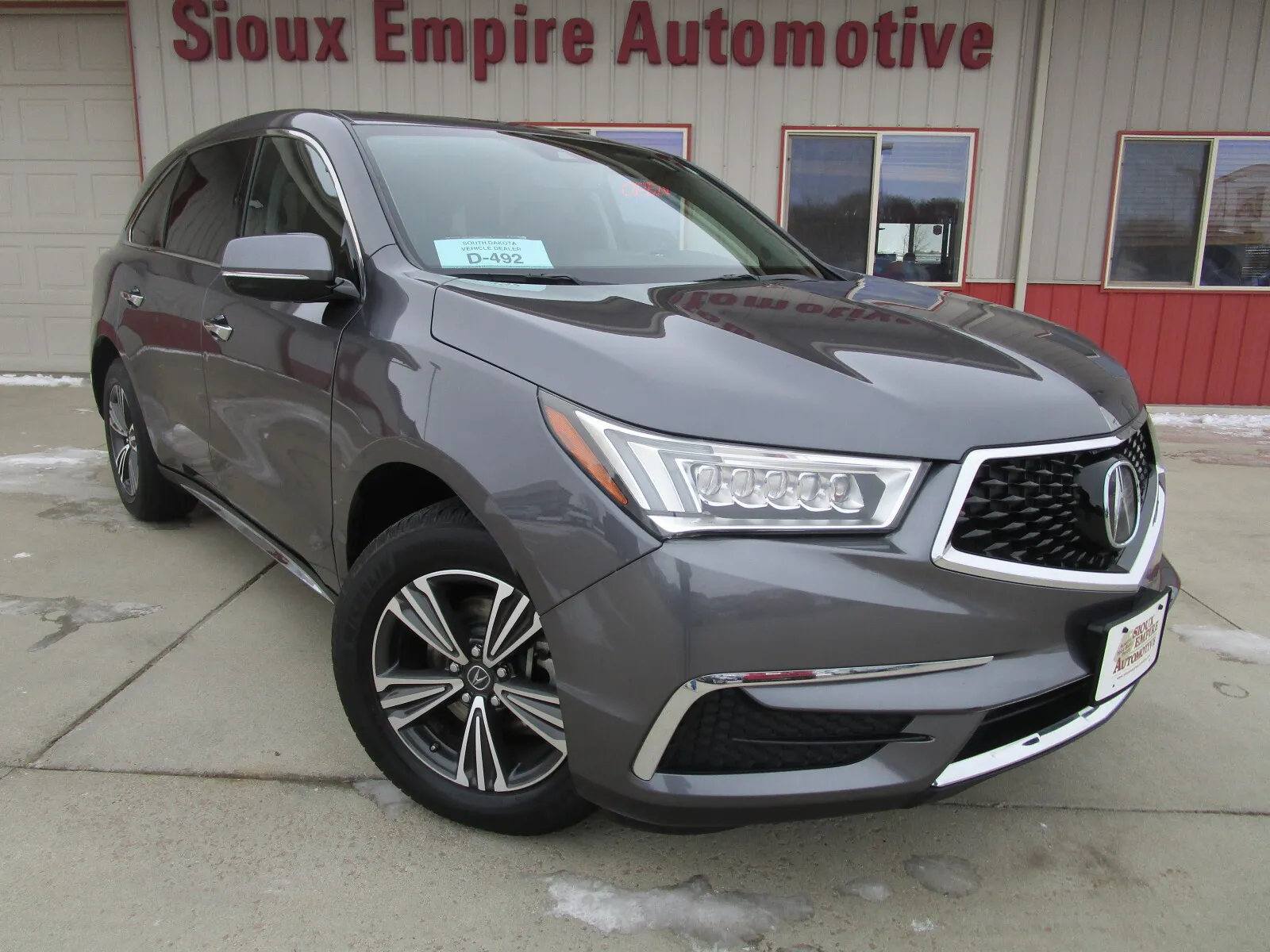 Gray 2017 ACURA MDX for sale in Tea, SD