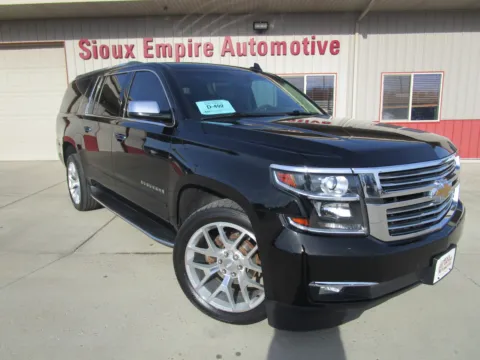 Black 2017 CHEVROLET Suburban 1500 Premi for sale in Tea, SD