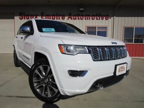White 2018 JEEP Grand Cherokee Overland for sale in Tea, SD