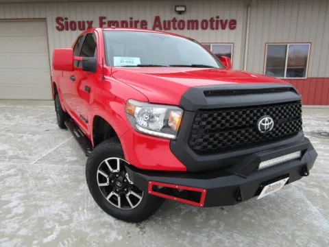 Red 2015 TOYOTA Tundra Limited for sale in Tea, SD