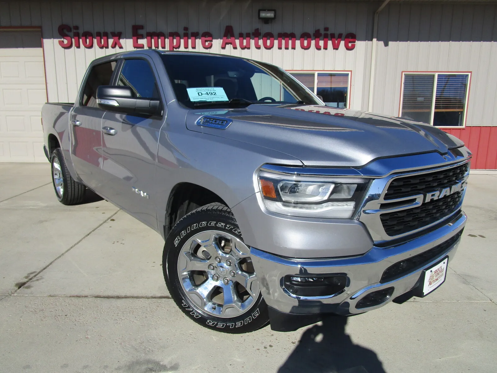 Silver 2022 RAM TRUCK 1500 BIGHORN CREW CAB Bighorn/Lo for sale in Tea, SD