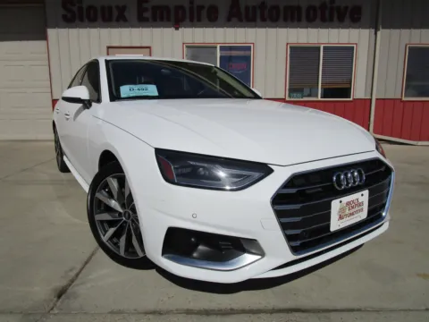 White 2021 AUDI A4 Premium for sale in Tea, SD