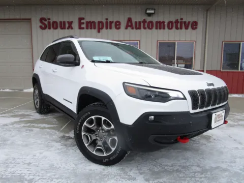 White 2020 JEEP CHEROKEE Trailhawk for sale in Tea, SD
