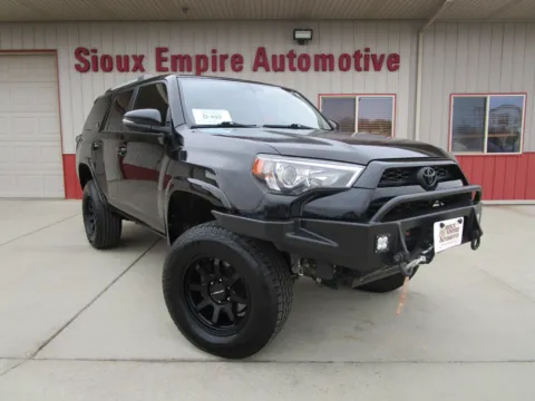 Black 2016 TOYOTA 4RUNNER SR5 for sale in Tea, SD