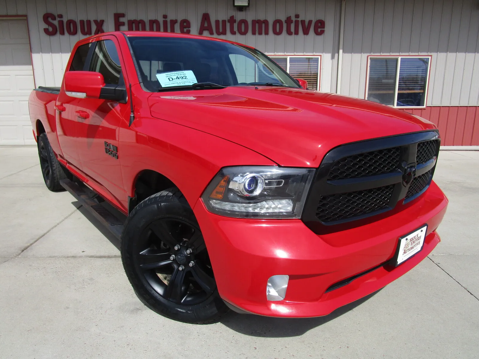 Red 2017 RAM 1500 Sport for sale in Tea, SD