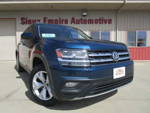 Blue 2019 VOLKSWAGEN Atlas SE for sale in Tea, SD