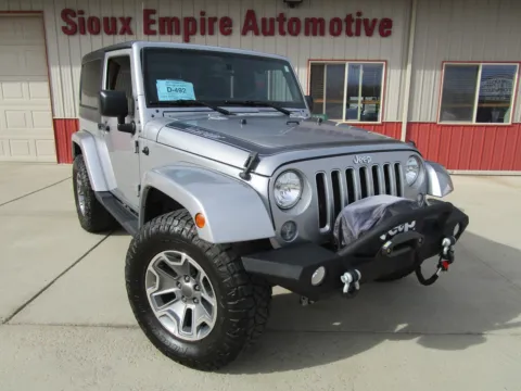 Silver 2016 JEEP WRANGLER Sahara for sale in Tea, SD