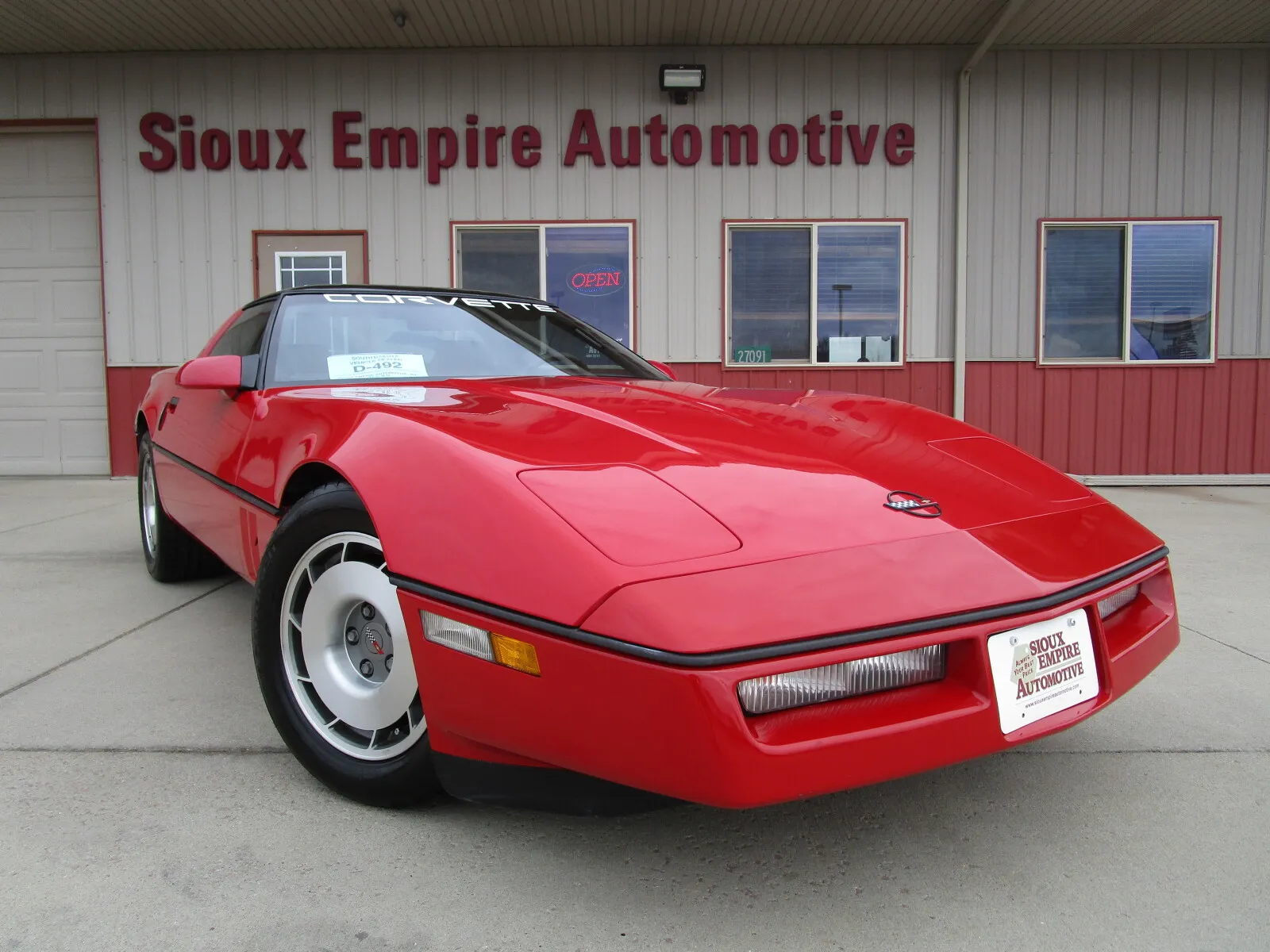 Red 1987 CHEVROLET CORVETTE N/A for sale in Tea, SD