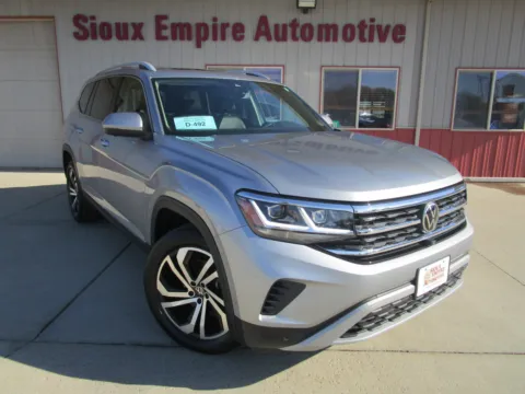 Silver 2021 VOLKSWAGEN Atlas SEL Premiu for sale in Tea, SD