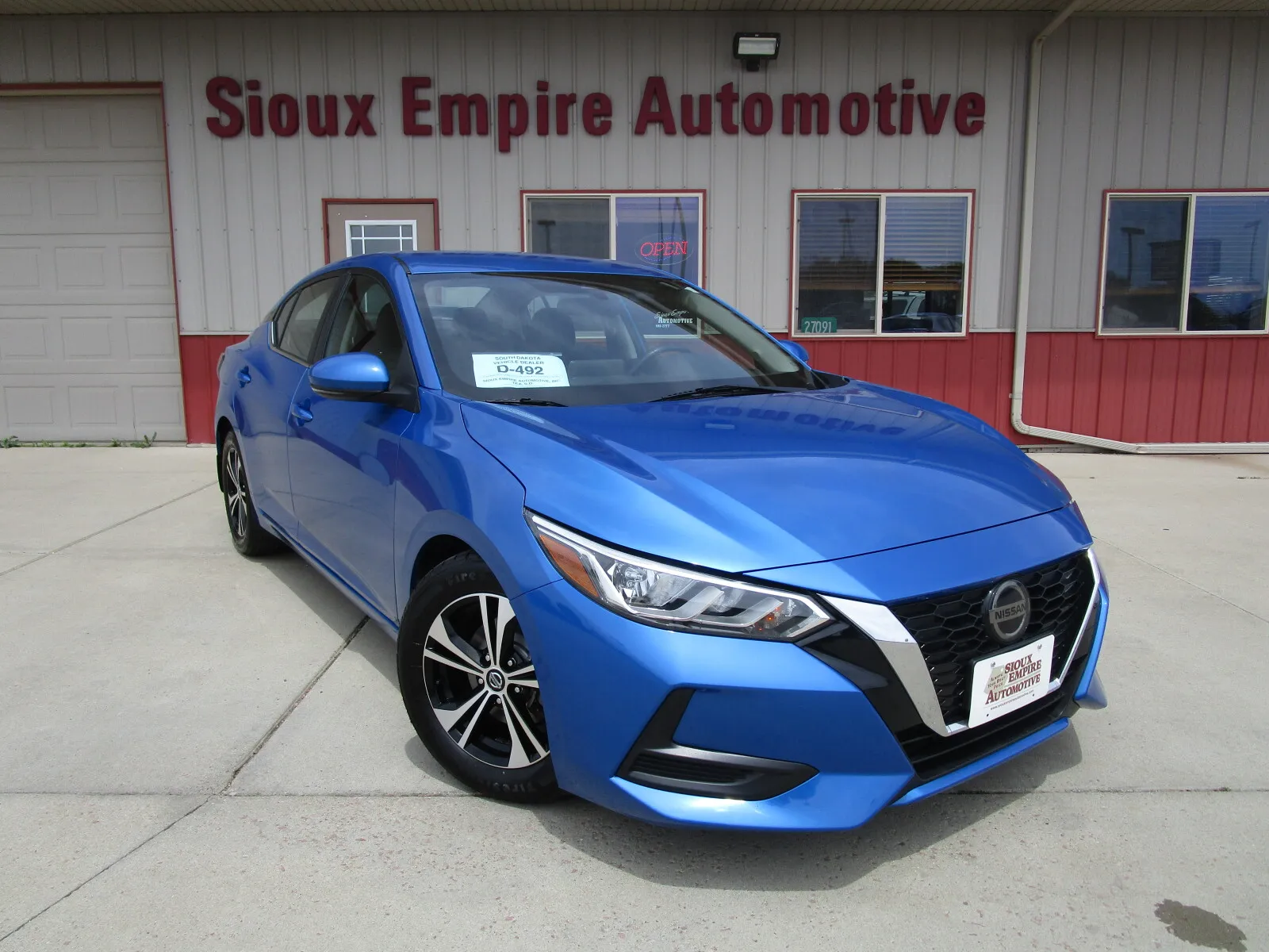 Blue 2020 Nissan SENTRA SV for sale in Tea, SD