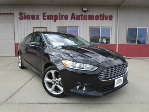 Black 2013 FORD Fusion SE for sale in Tea, SD