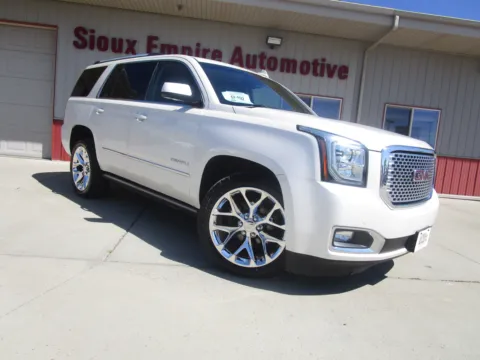 White 2015 GMC LIGHT DUTY YUKON Denali for sale in Tea, SD