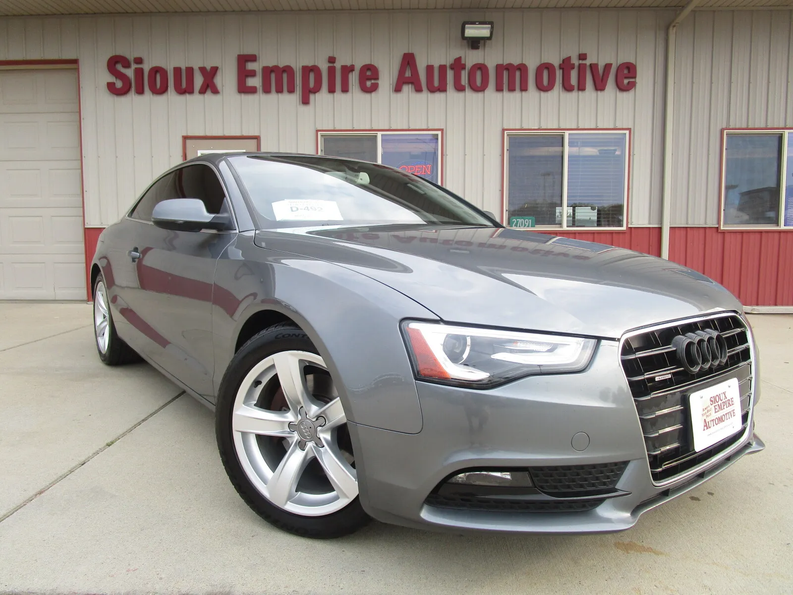 Gray 2013 AUDI A5 Premium Pl for sale in Tea, SD
