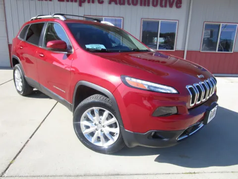Red 2016 JEEP CHEROKEE Limited for sale in Tea, SD