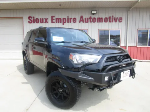 Black 2016 TOYOTA 4RUNNER SR5 for sale in Tea, SD
