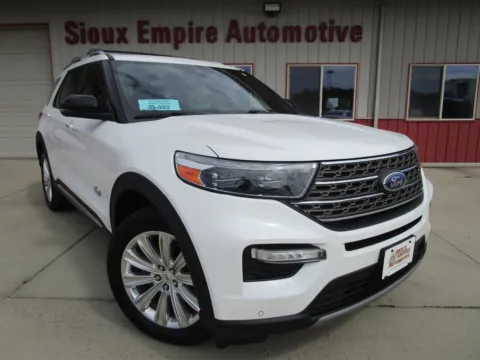 White 2021 FORD EXPLORER King Ranch for sale in Tea, SD