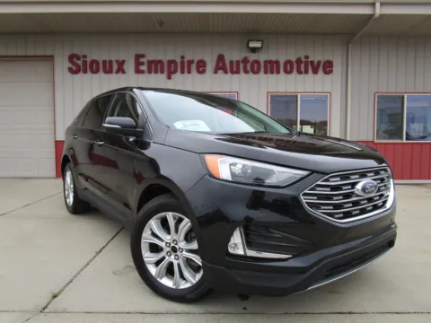 Black 2022 FORD Edge Titanium for sale in Tea, SD