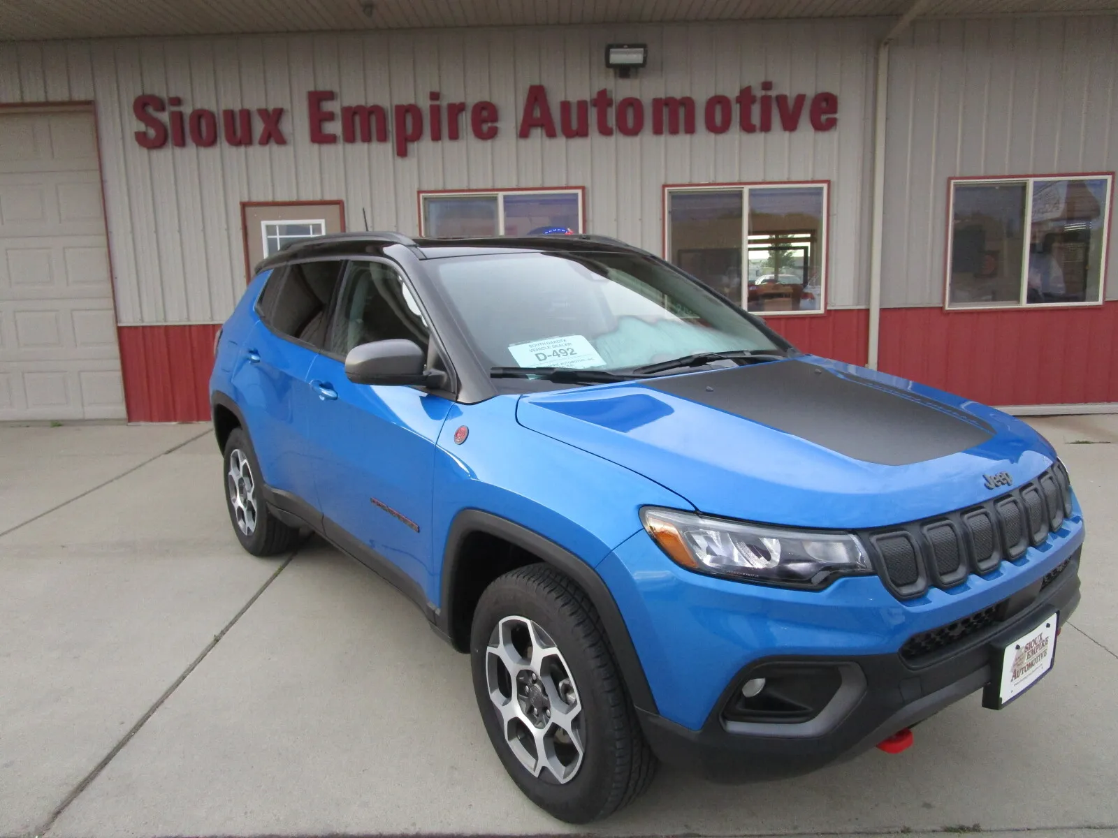 Blue 2022 JEEP COMPASS Trailhawk for sale in Tea, SD