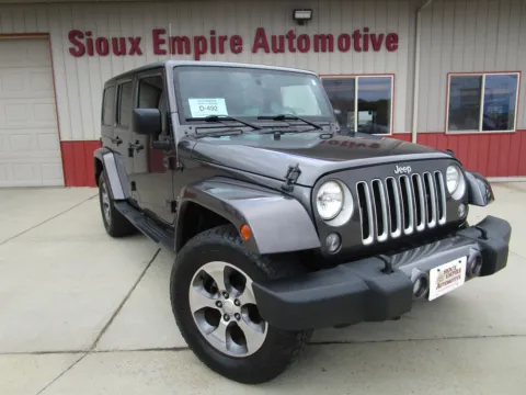 Gray 2016 JEEP WRANGLER Unlimited for sale in Tea, SD