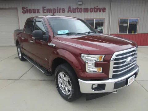 Brown 2017 FORD F-150 CREWCAB XLT for sale in Tea, SD