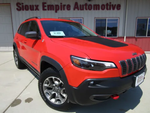 Orange 2021 JEEP CHEROKEE Trailhawk for sale in Tea, SD