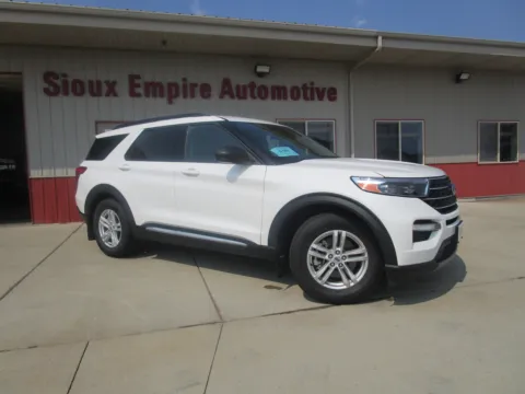 White 2021 FORD EXPLORER XLT for sale in Tea, SD