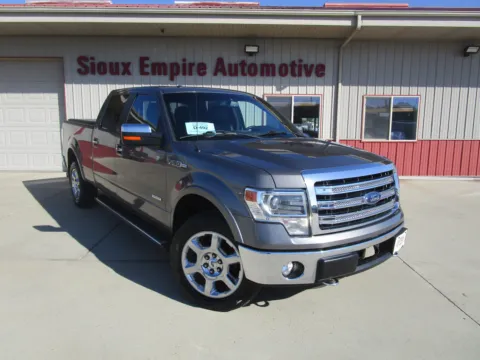Gray 2013 FORD F-150 LARIAT for sale in Tea, SD