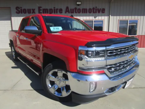 Red 2017 CHEVROLET Silverado 1500 LTZ for sale in Tea, SD