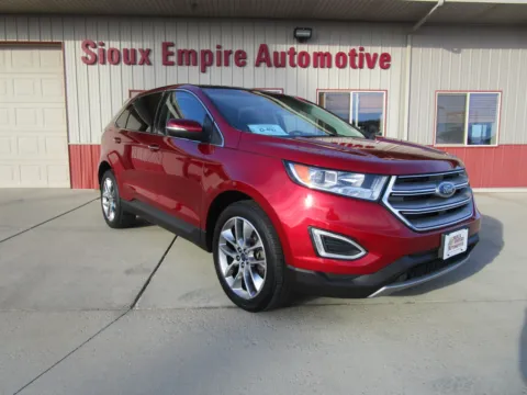 Red 2018 FORD Edge-V6 Titanium for sale in Tea, SD