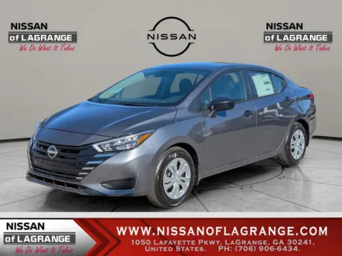 Gray 2025 Nissan Versa 1.6 S for sale in LaGrange, GA