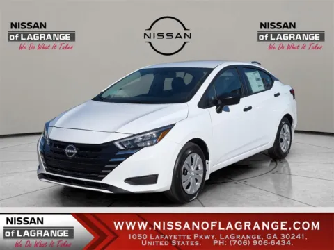 White 2025 Nissan Versa 1.6 S for sale in LaGrange, GA
