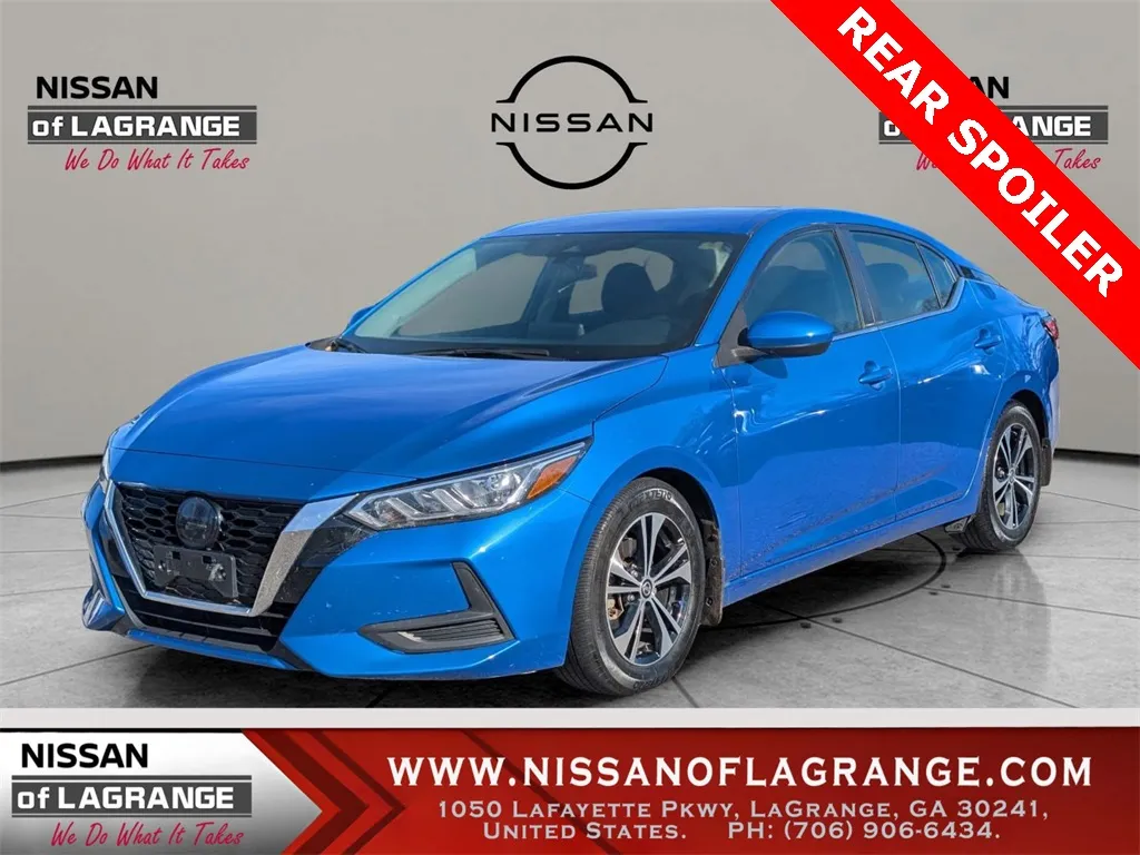 Blue 2022 Nissan Sentra SV for sale in LaGrange, GA