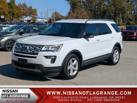 White 2018 Ford Explorer XLT for sale in LaGrange, GA